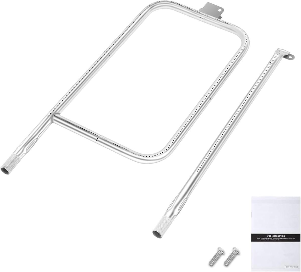 GFTIME 65032 Brenner Edelstahl für Weber Q300, Q320, Q3000, Q3200, 404341, 57060001, 586002 Gasgrill, Grill Brenner Ersatz für Weber 60036, 80385, 13122, 424001 426001