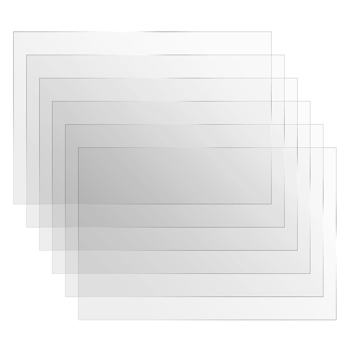ALadrs 6 Stück FEP Folie für ELEGOO Mars 4 DLP,Mars 3,Mars 3 Pro,Mars 2 Pro,Mars 2,Mono 4K,Photon Mono,Halot One,LD-002 LCD-Harz-3D-Drucker,200 x 140 x 0,15 mm