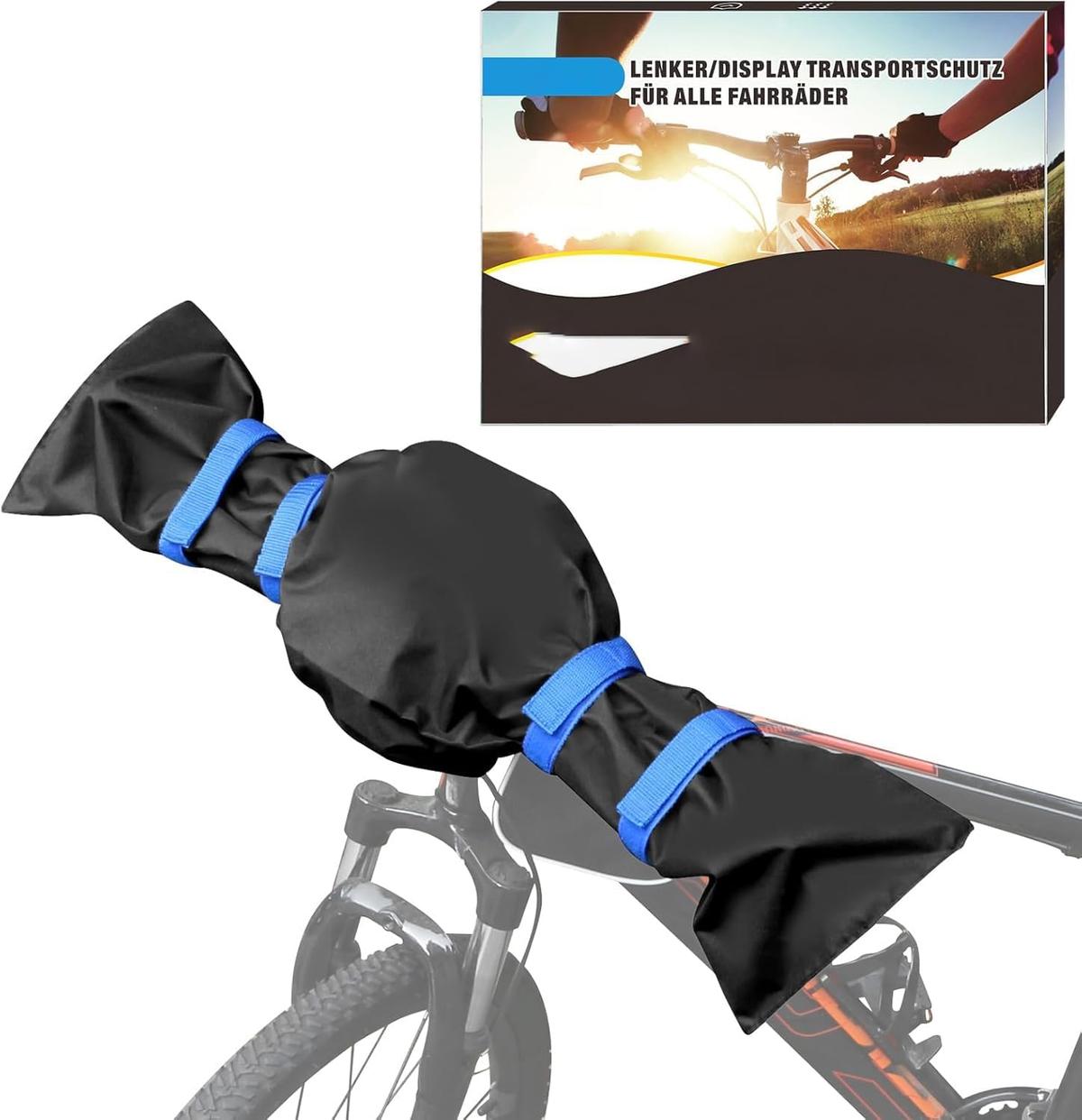 2 Stück Ebike Lenkerschutzhülle Transportschutz Schutz vor Nässe Staub und Schmutz Regenschutz Fahrrad Lenkerschutz Schutzhülle Bike Winterschutz