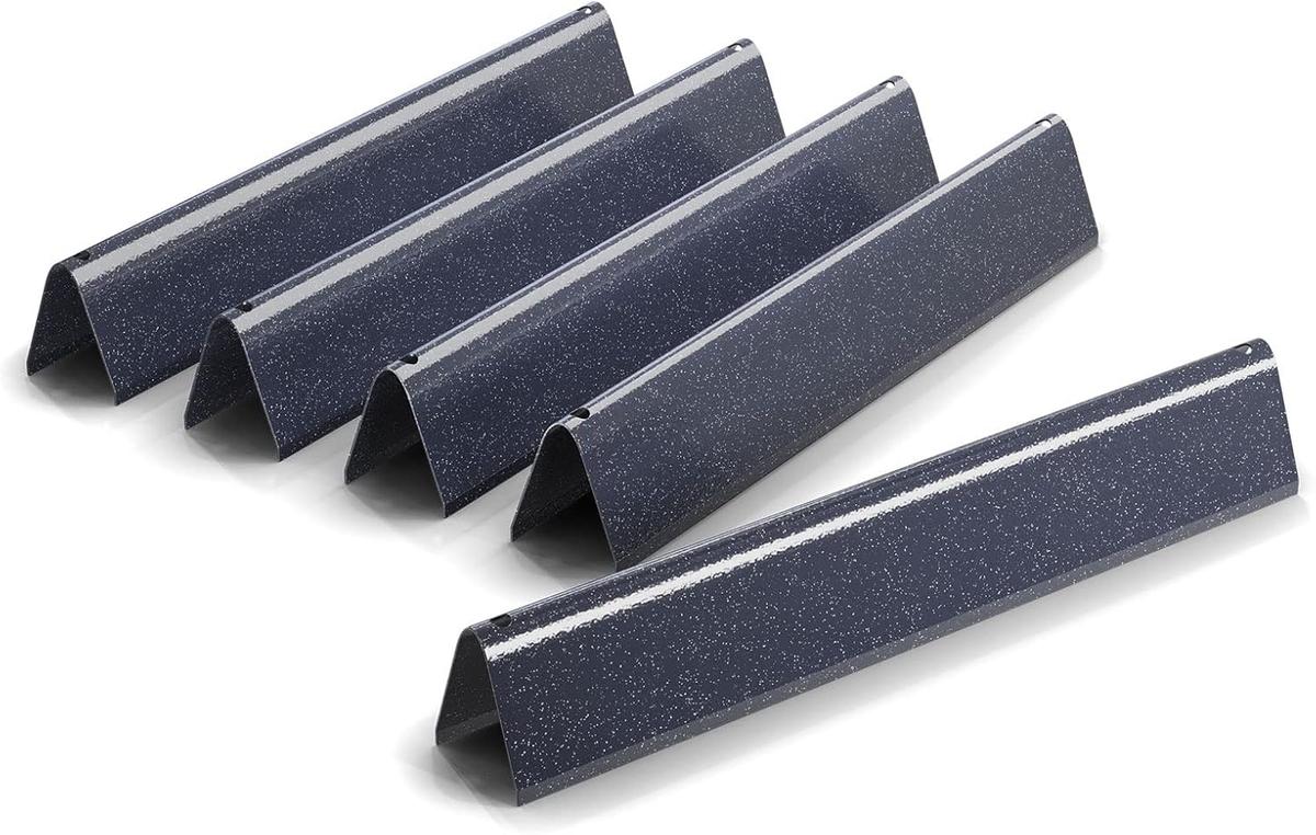 Denmay 38,9cm Flavorizer Bar 7636 ersatzteile für Weber Spirit I II E/S-310 320 330 (mit vorderen Brennerknöpfen), Spirit E310 S310 E320 S320 E330 S330, Heizplatten Brennerabdeckung 5 Pack